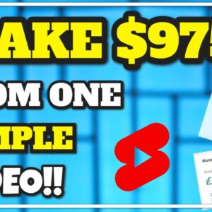 Earn $975 From One YouTube Video! Free Method To Earn Online